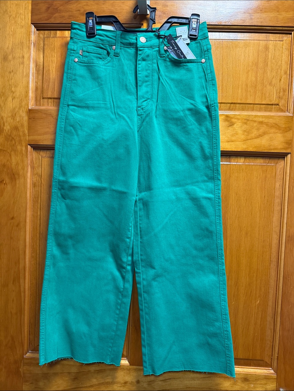 Judy Blue Emerald Wide-Leg Jeans